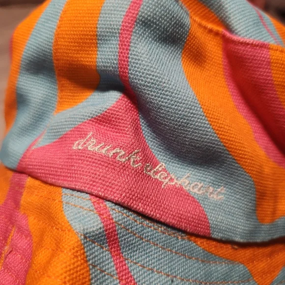 Drunk Elephant Vibrant Pink and Yellow Buck Hat - Picture 3 of 4